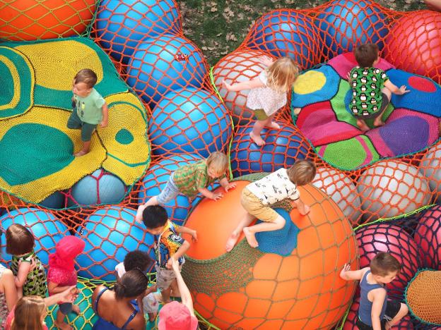PlayScape, una de las actividades para niños del festival. / E. C.
