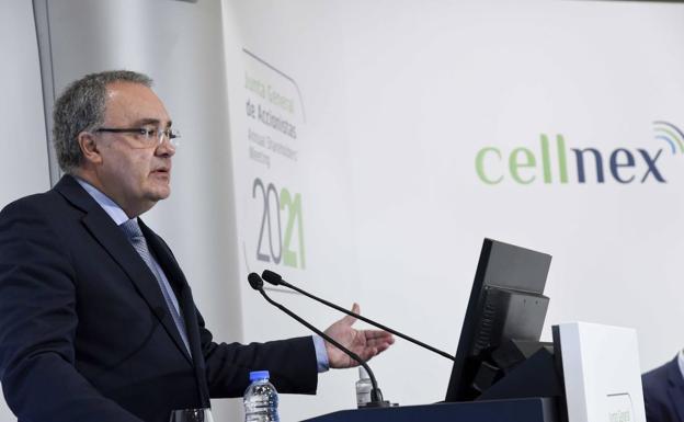 O CEO da Cellnex, Tobías Martínez.