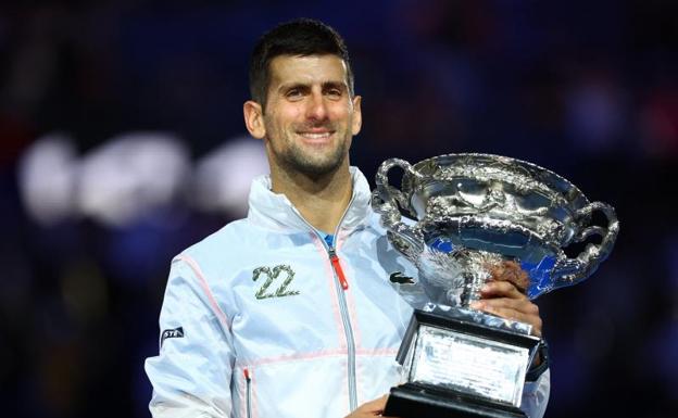 Novak Djokovic, pletórico tras conquistar su 22º Grand Slam