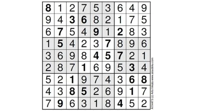 Derecho Aburrir Problema Solución del sudoku más difícil del mundo | El Comercio